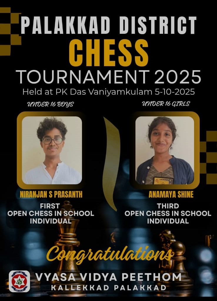 PALAKKAD DISTRICT CHESS TOURNAMENT 2025